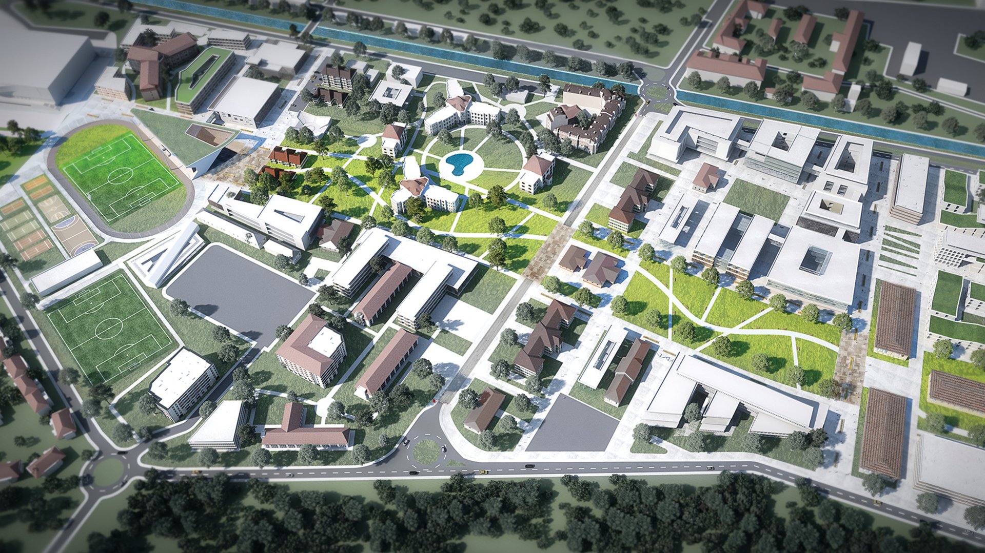 Masterplan For The University Campus of Oradea