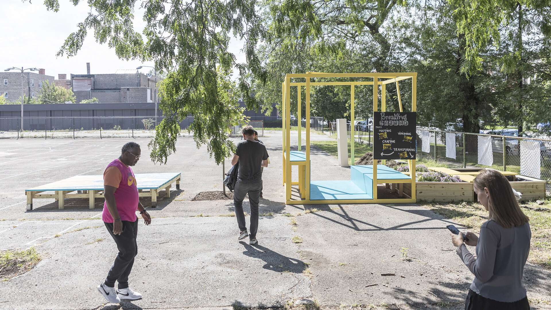 Breaking Ground. The schoolyard workshops