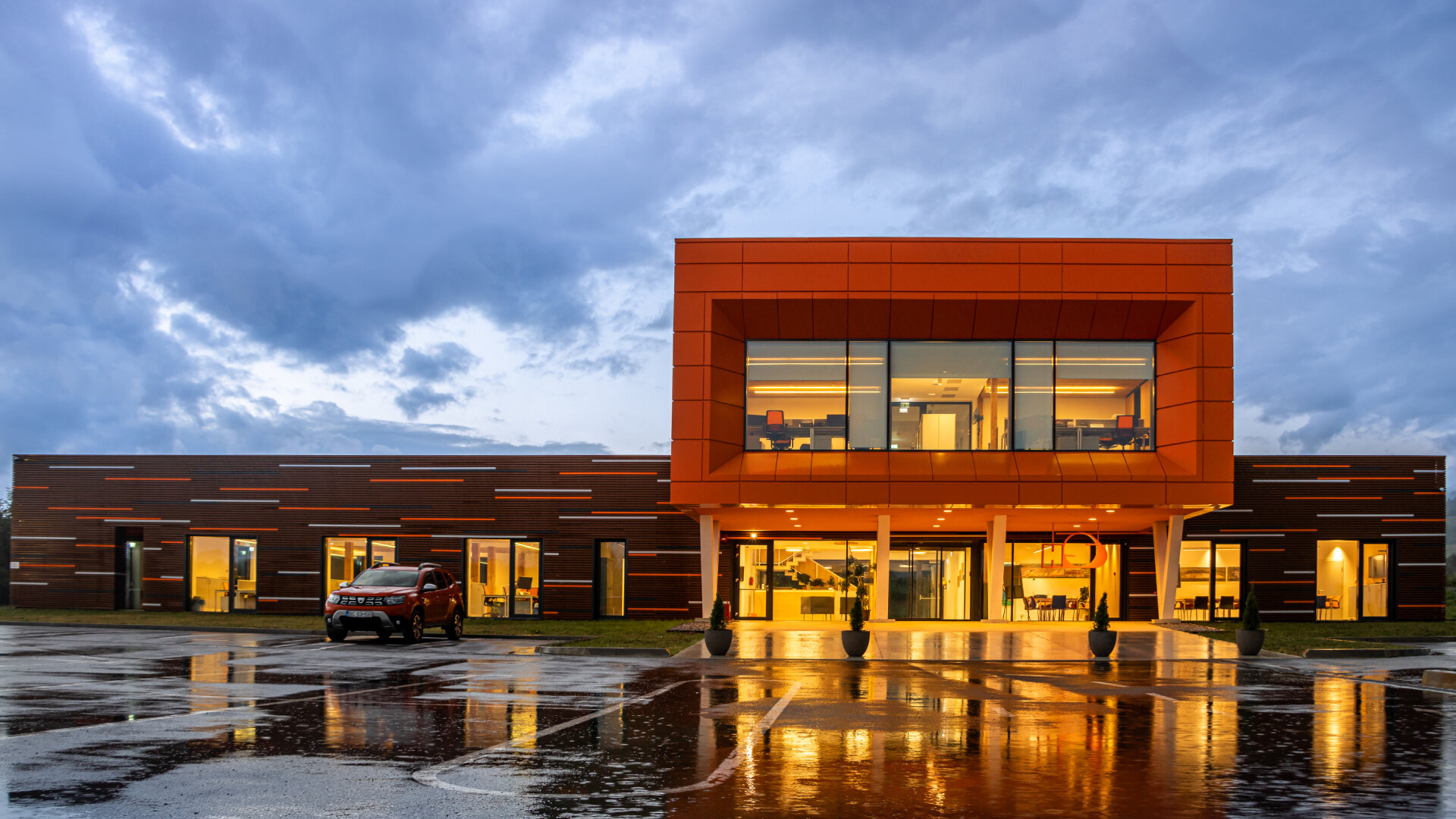 Two-Floor CLT office building