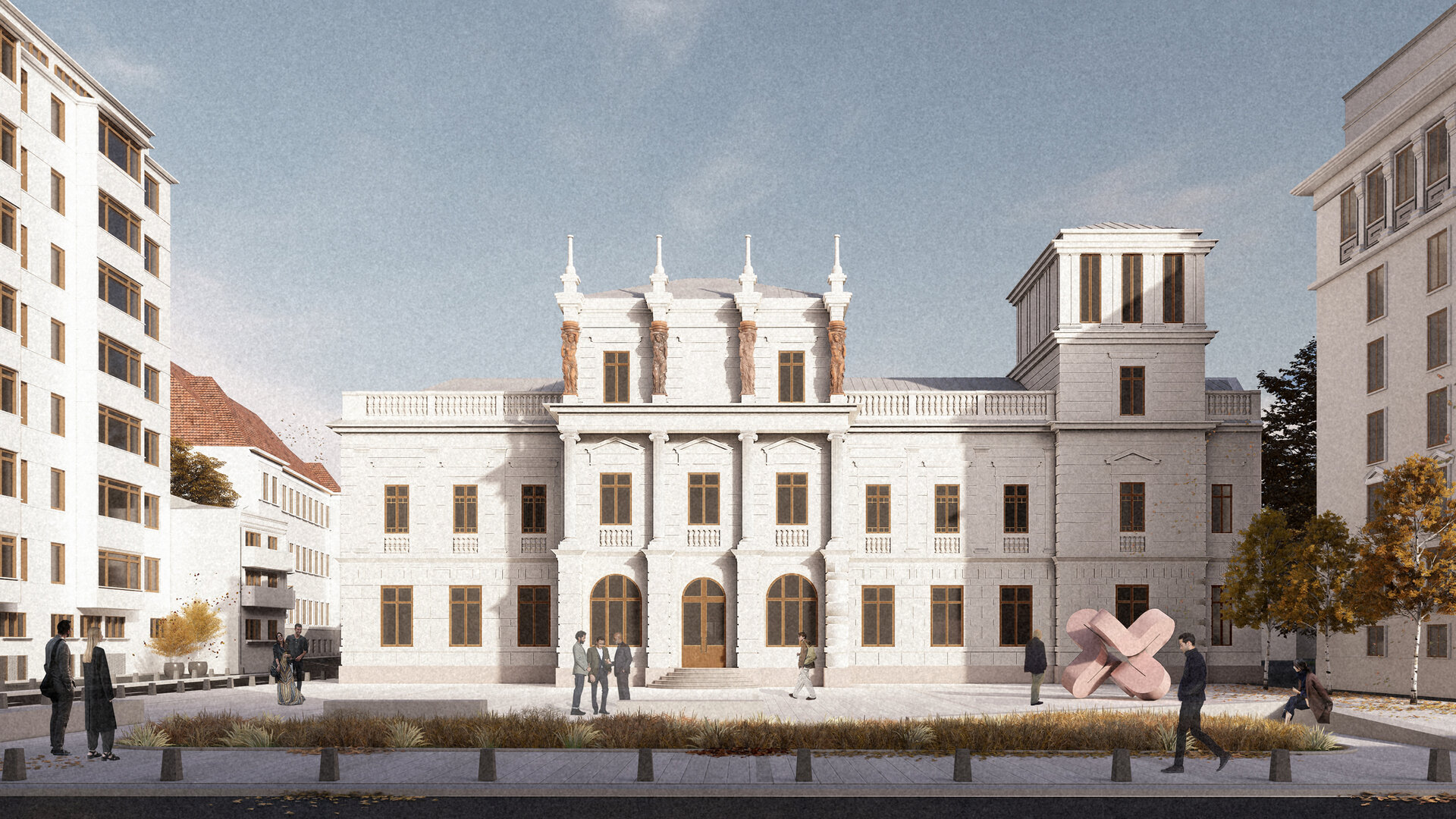 Reabilitarea și extinderea ansamblului palatului Știrbei din București. Relocarea Muzeului Național de Artă Contemporană
