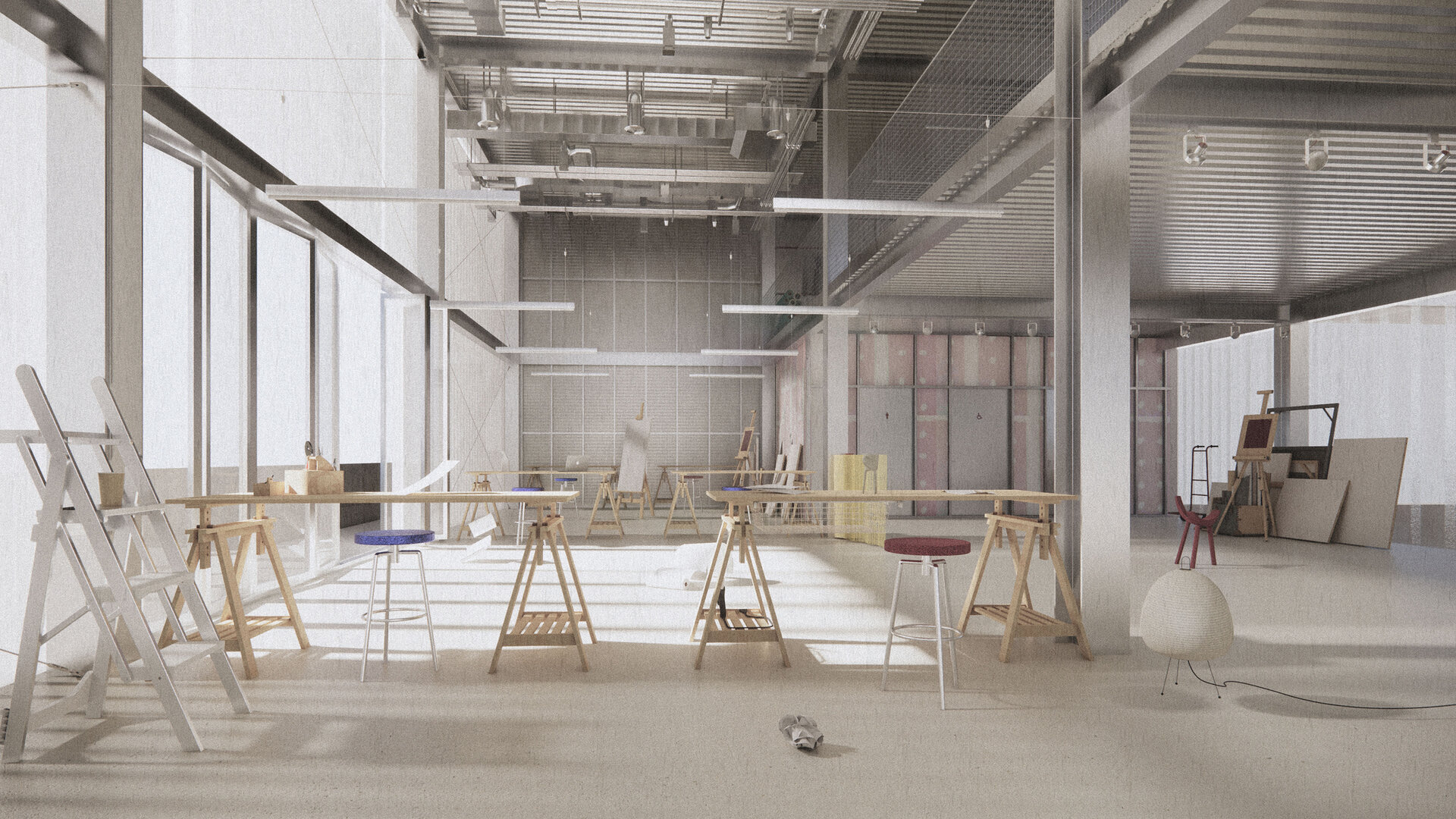 Creative and Research Hub “Unfinished Section Studio”