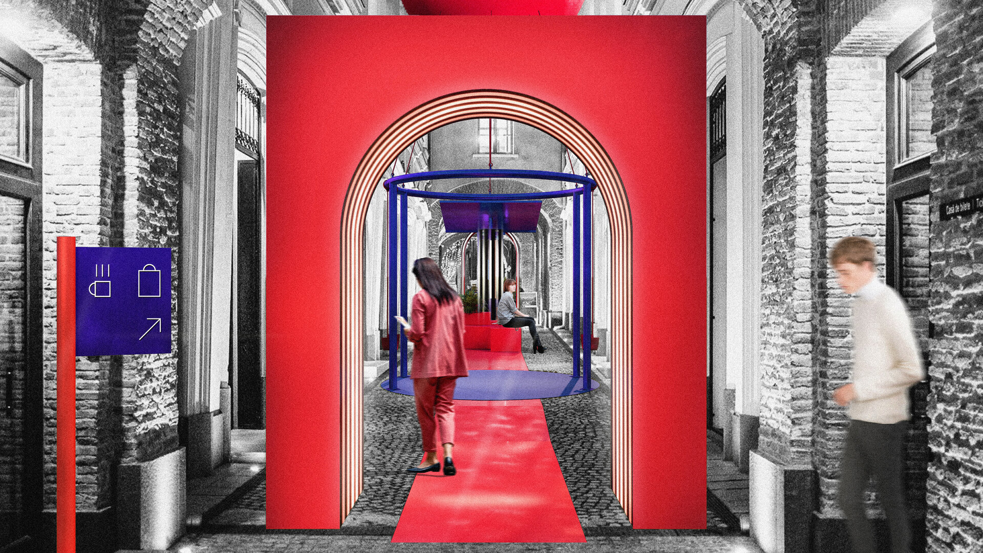 Carusel. Soluții de semnalistică și design Hanul Gabroveni