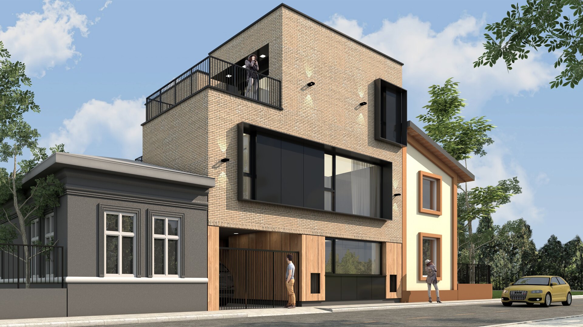 An Interstitial House