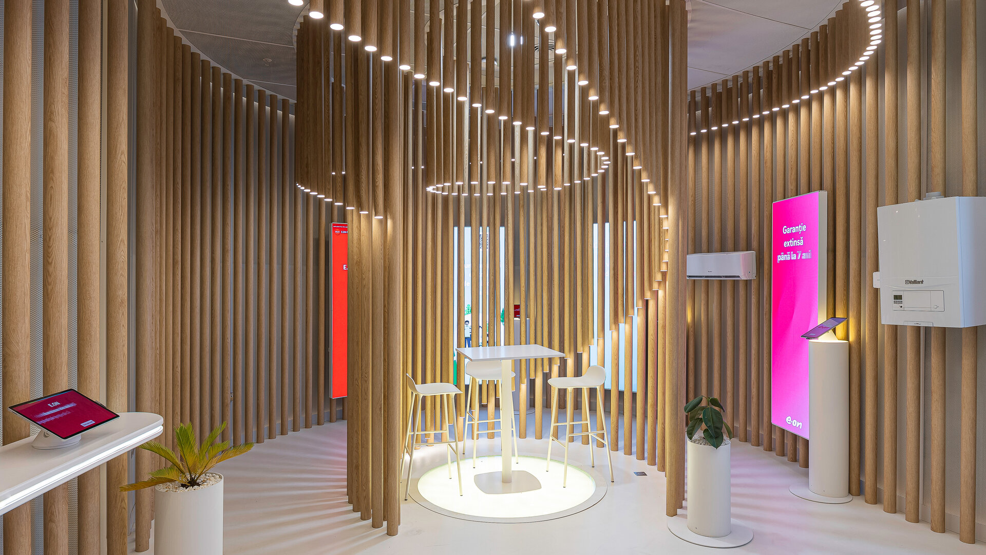 Amenajare interioară showroom E.On