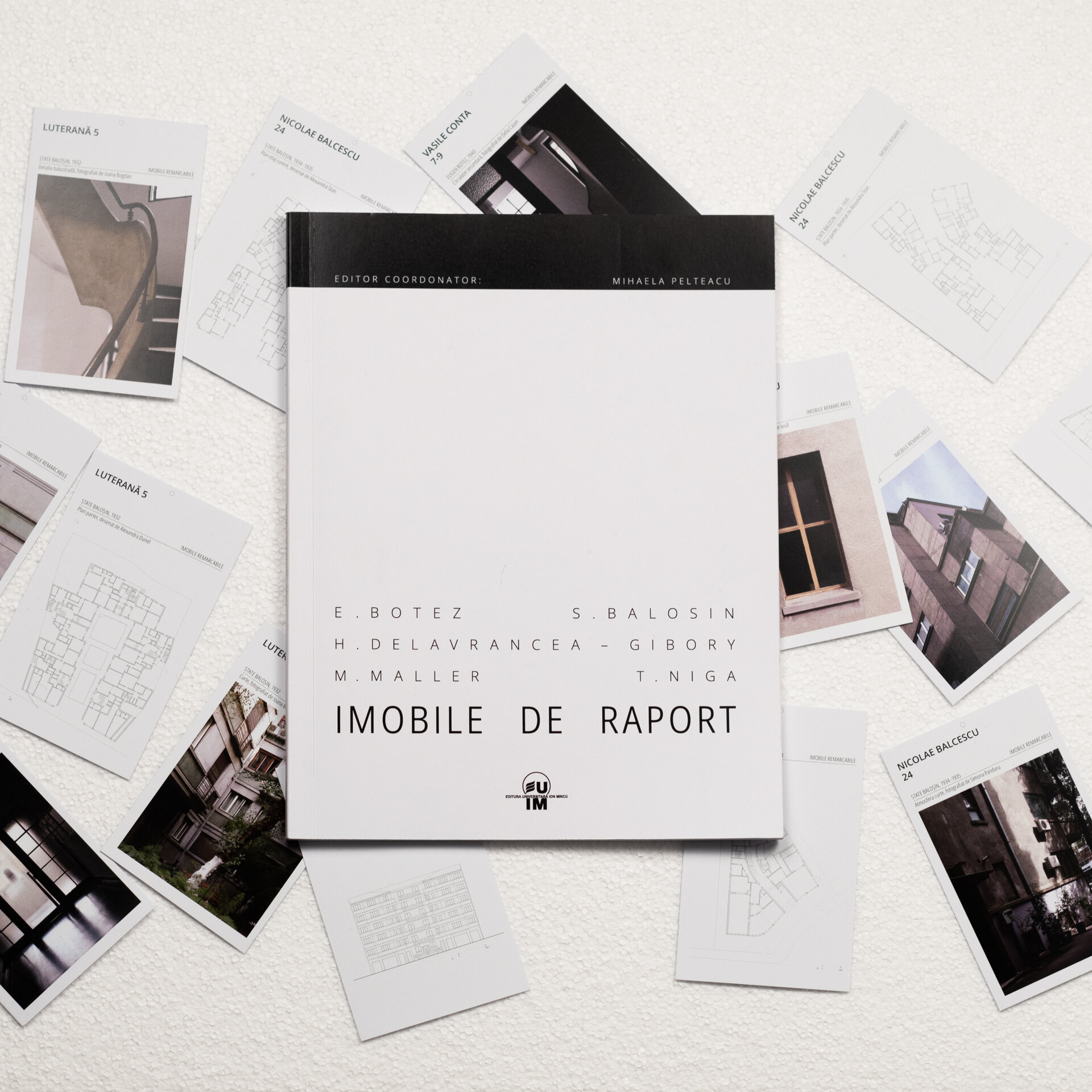 Imobile de raport: E. Botez, S. Baloșin, H. Delavrancea-Gibory, M. Maller, T. Niga