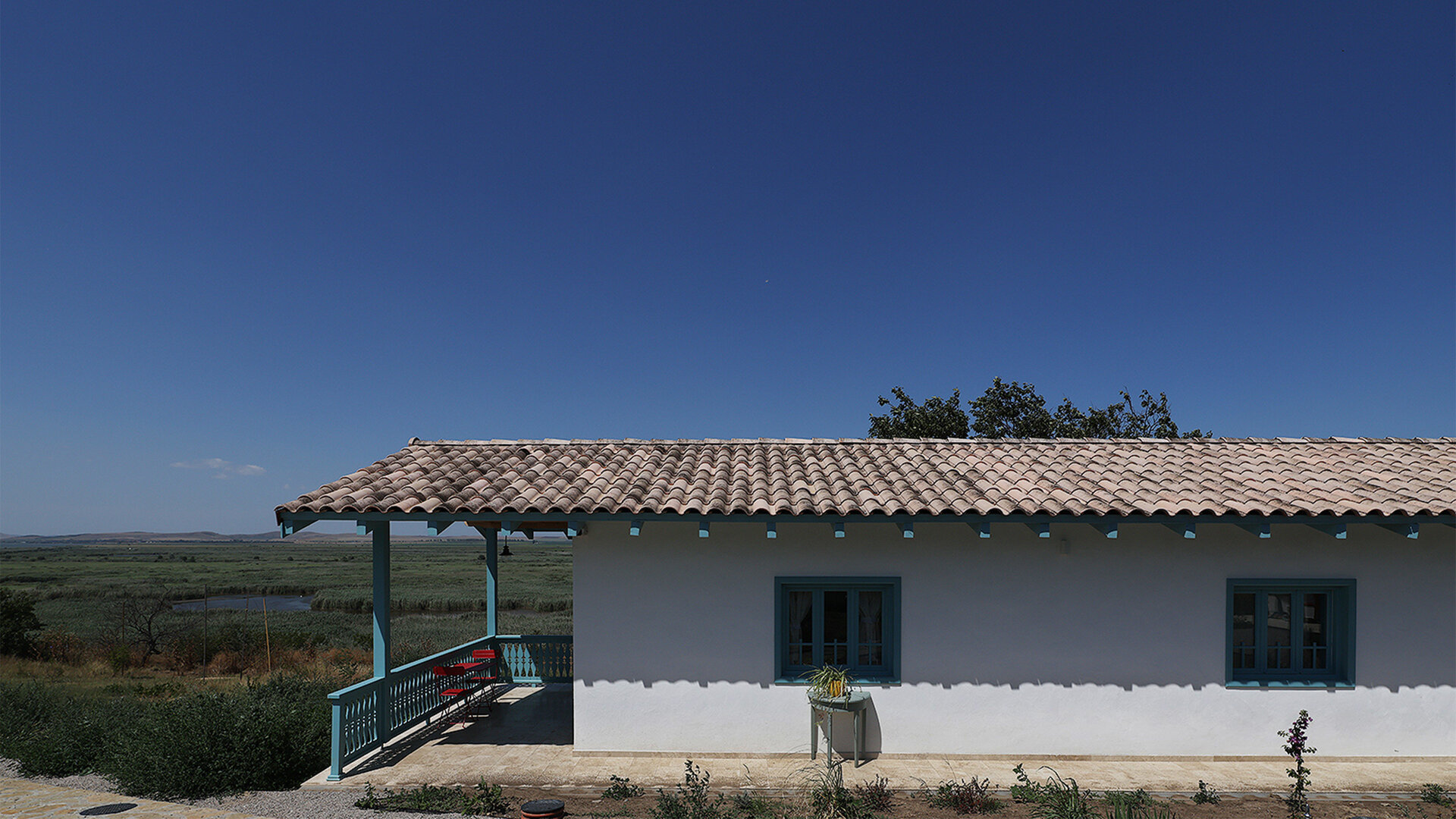 Espace Minoux du Dobroja. Casa de la șosea