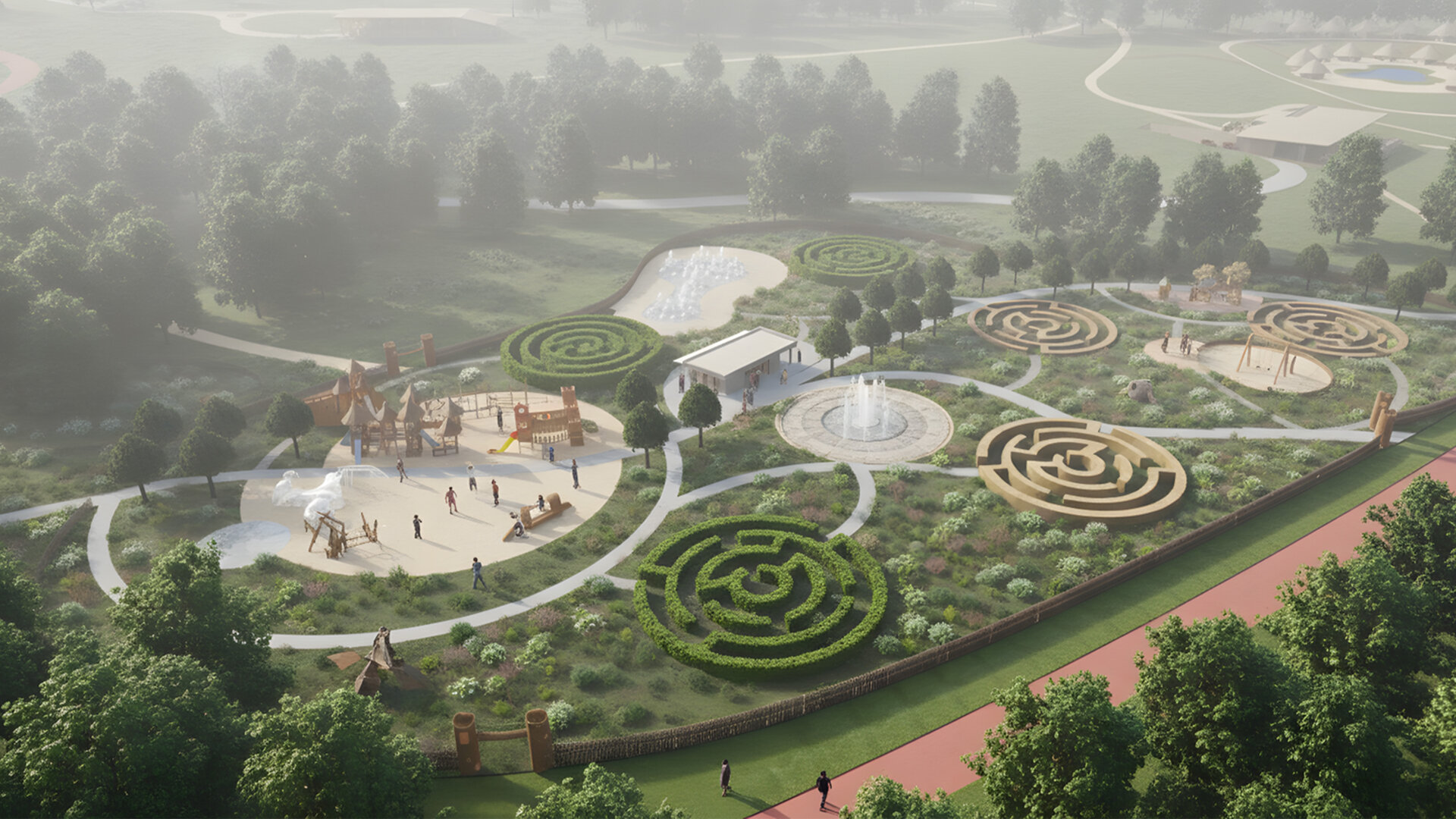 Tărâmul Cerbilor, Masterplan