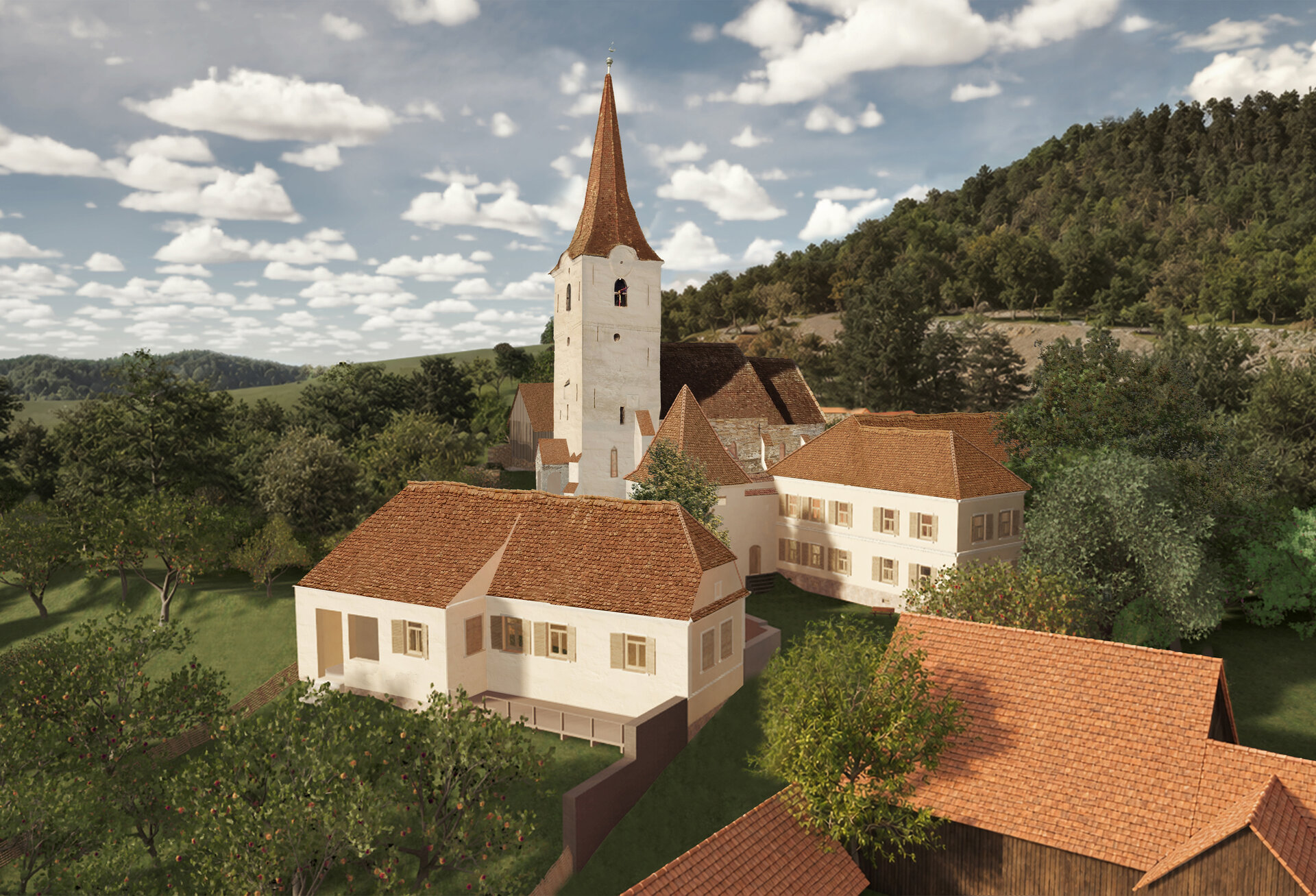 Conversia ansamblului bisericii evanghelice fortificate din Filitelnic